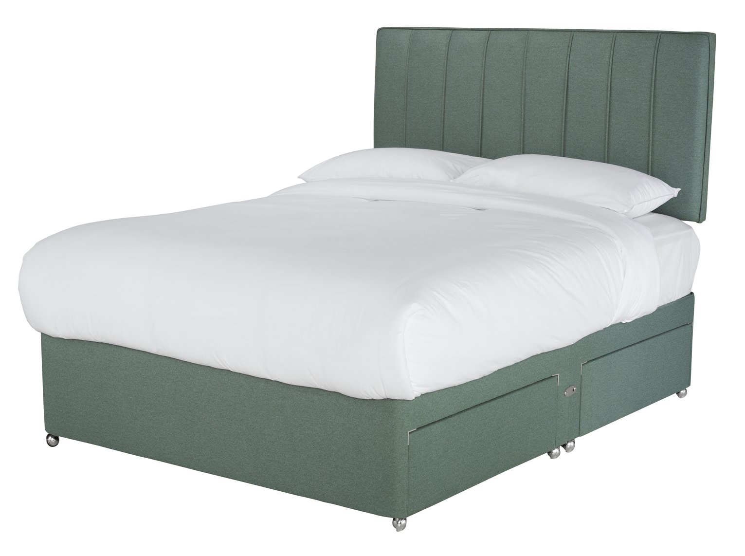 Sleepeezee Gel 1000 4 Drawer Kingsize Divan Set - Mint