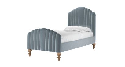 Bella Single Bed in Windermere Cotton Matt Velvet - sofa.com