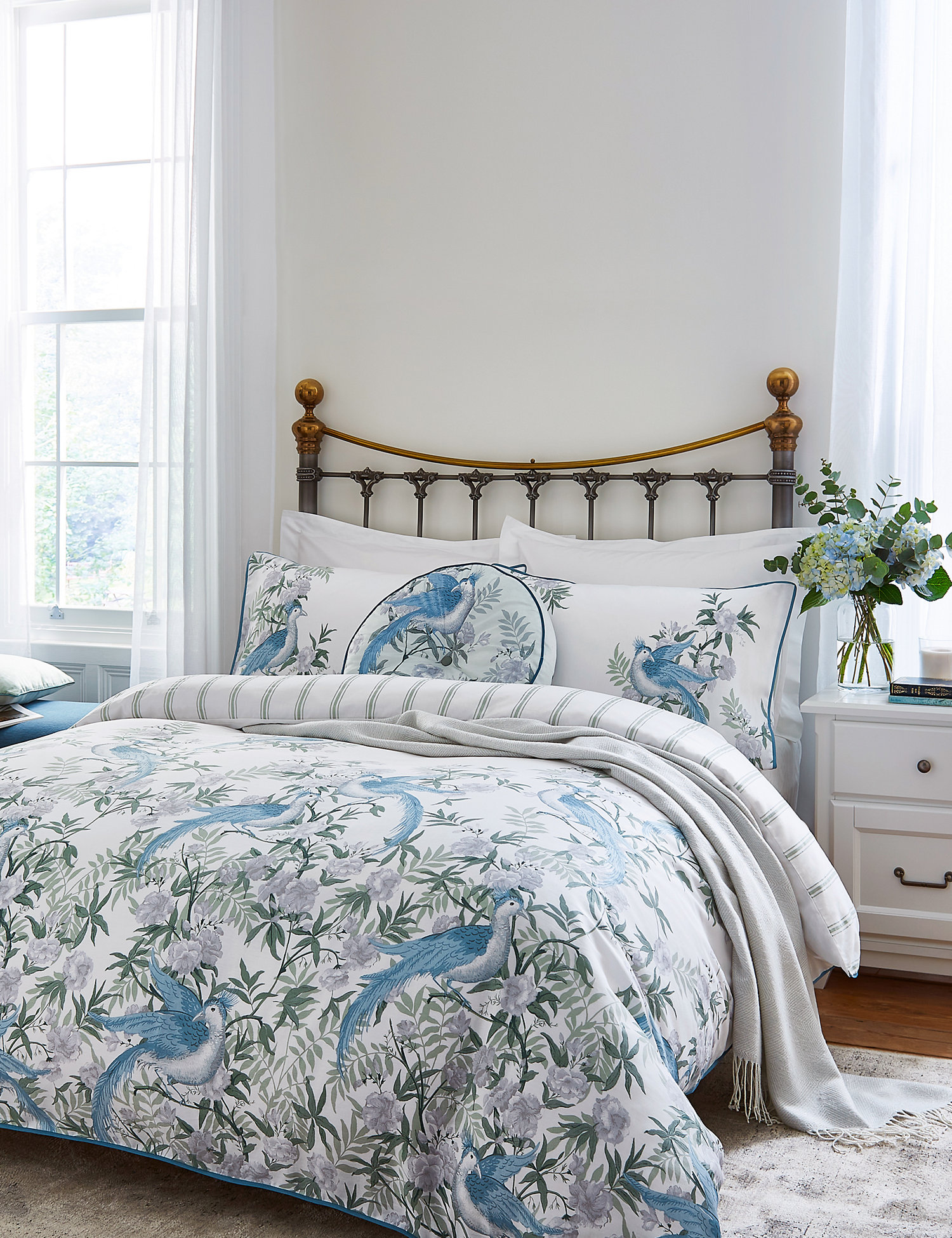 M&S Laura Ashley Pure Cotton Osterley Bedding Set