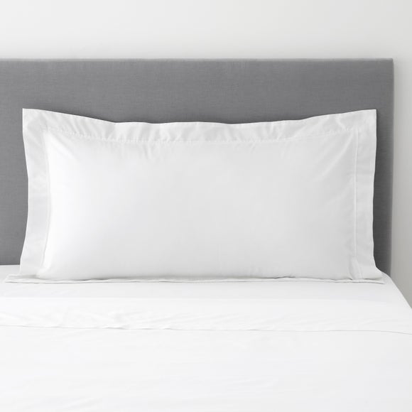Dorma Crisp & Fresh 400 Thread Count Egyptian Cotton Percale Kingsize Oxford Pillowcase