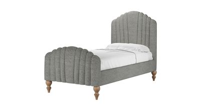 Bella Single Bed in Pearl Luxe Boucle - sofa.com