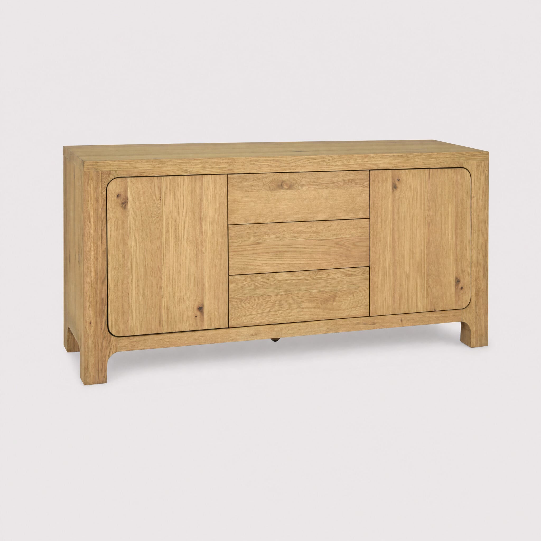 Wade Wide Sideboard, Neutral Wood | Barker & Stonehouse