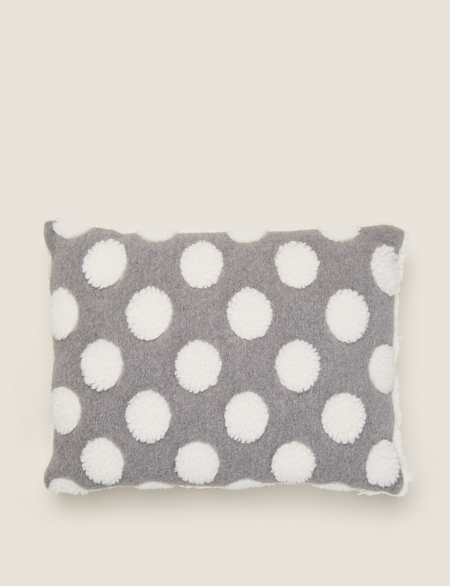 M&S Polka Dot Small Bolster Cushion