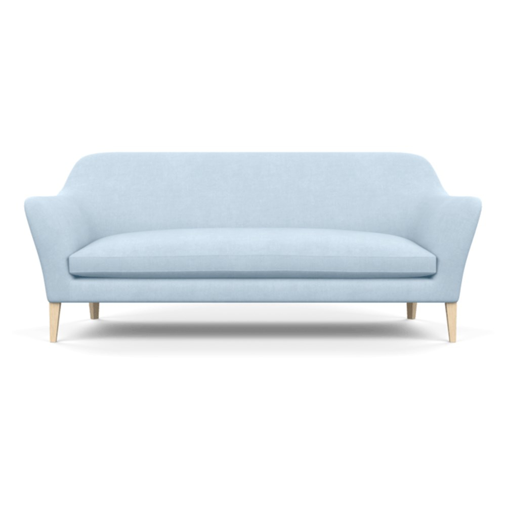 Heal's Wallis 4 Seater Sofa Capelo Linen-Cotton Sea Shanty Natural Feet