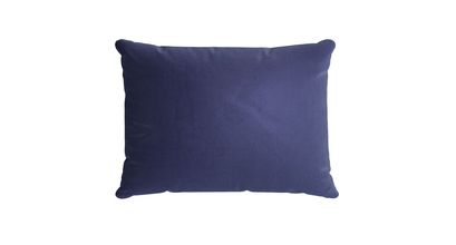 38x55cm Scatter Cushion in Prussian Blue Cotton Matt Velvet - sofa.com