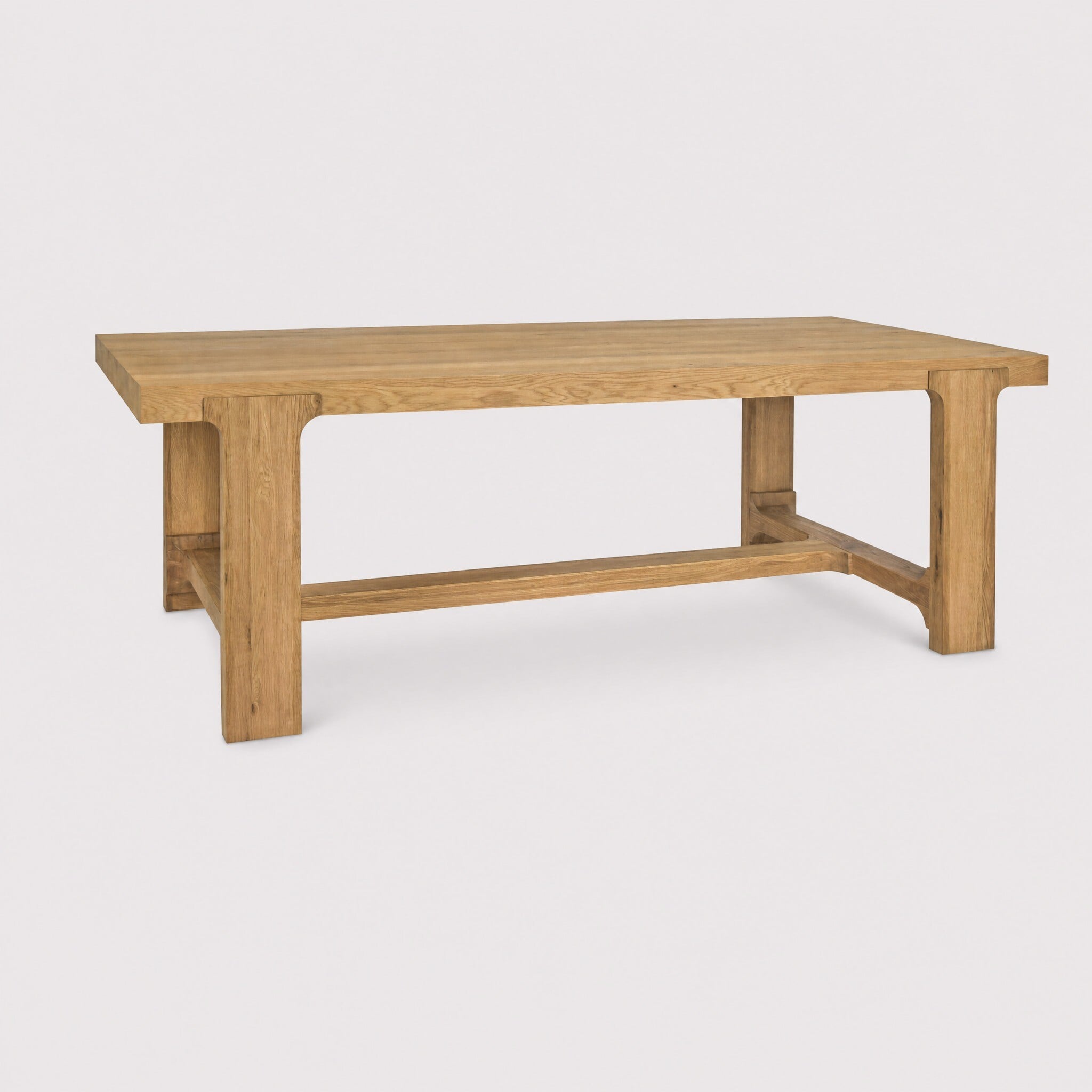 Wade 230cm Dining Table, Neutral Wood | Barker & Stonehouse