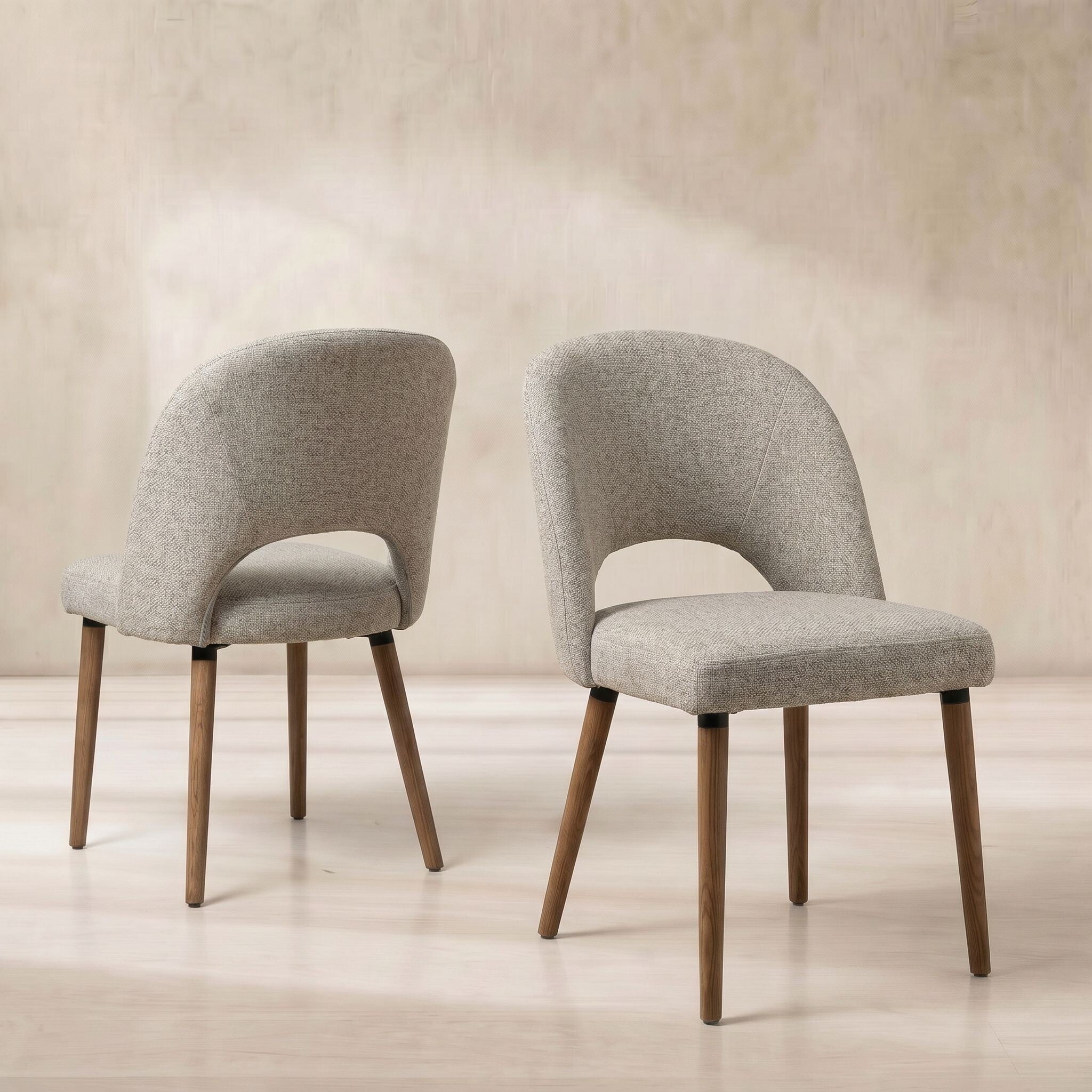 Eloise Dining Chair, Neutral Fabric | Barker & Stonehouse