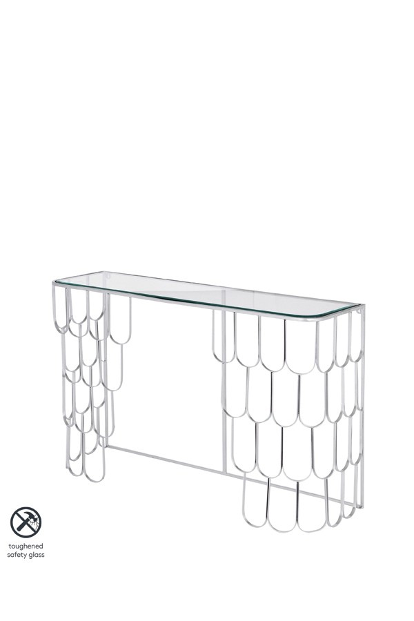 Pino Silver Console Table
