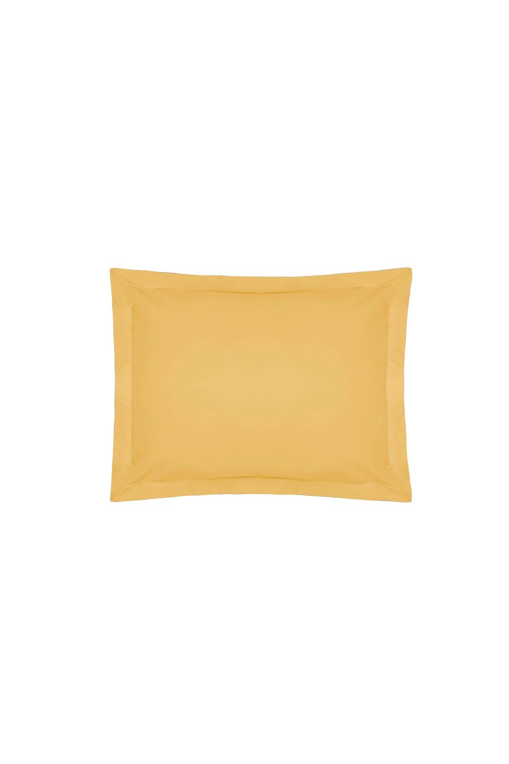 Belledorm Easy Care 200 Thread Count Cotton Polyester Percale Oxford Pillowcase in Mustard