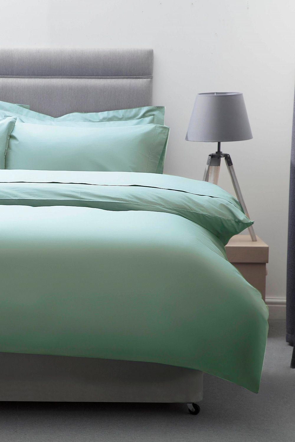 Belledorm Egyptian Cotton 200 Thread Count Duvet Cover in Light Green