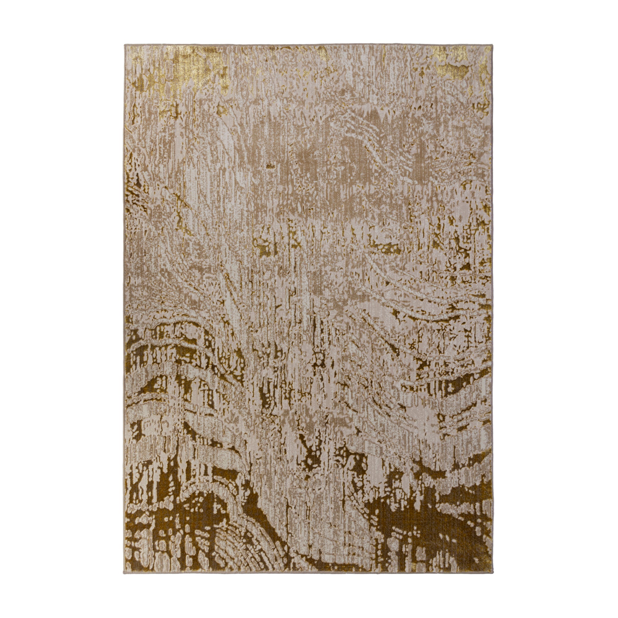 Arissa Rug Brown and Gold
