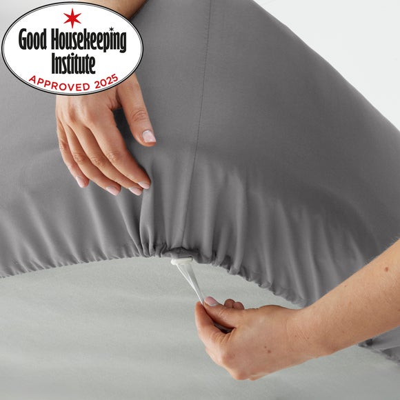 Pure Cotton Toggled Fitted Sheet