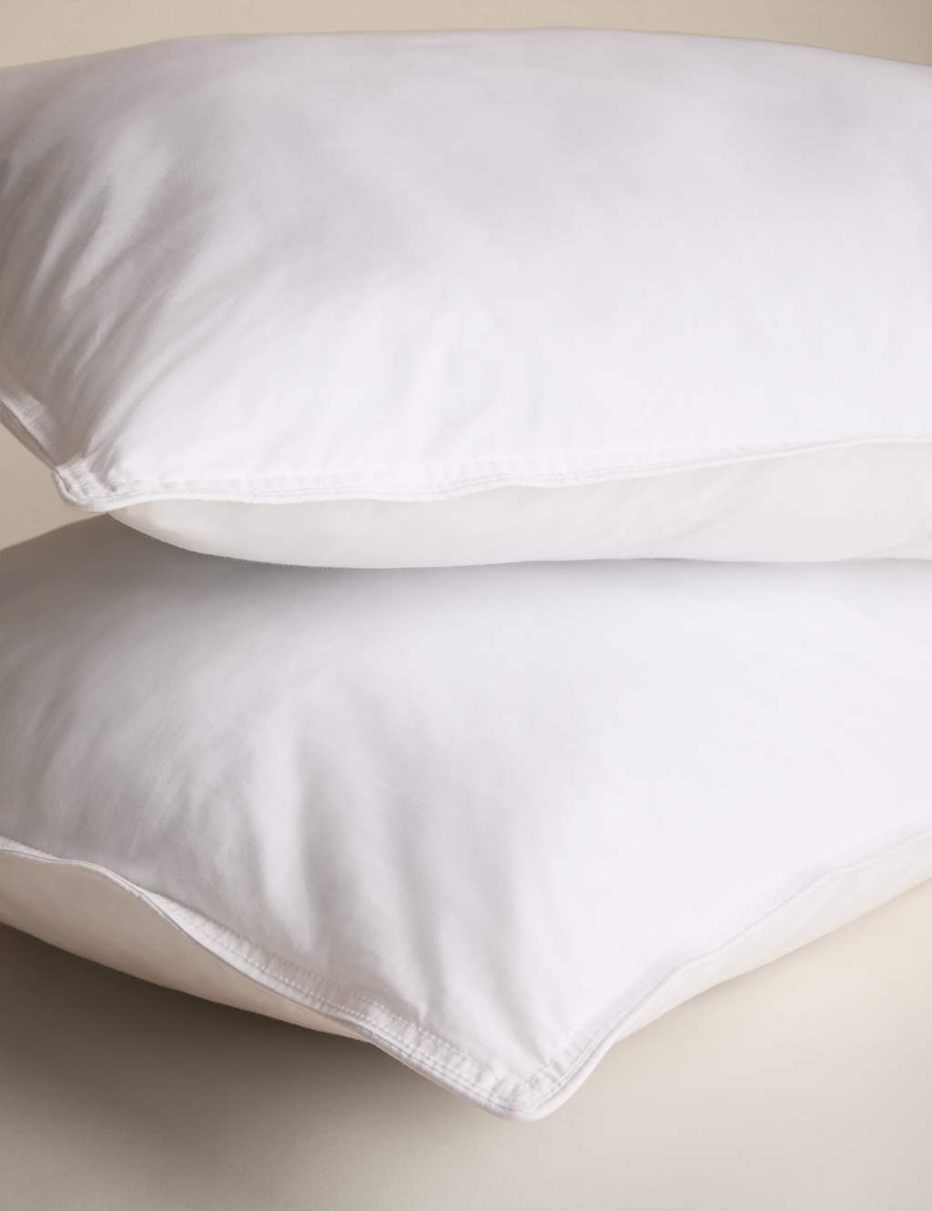 M&S 2 Pack Ultimate Comfort Pure Cotton Medium Pillows White