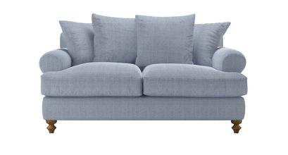 Teddy 2 Seat Sofa Bed in Uniform House Herringbone Weave - sofa.com
