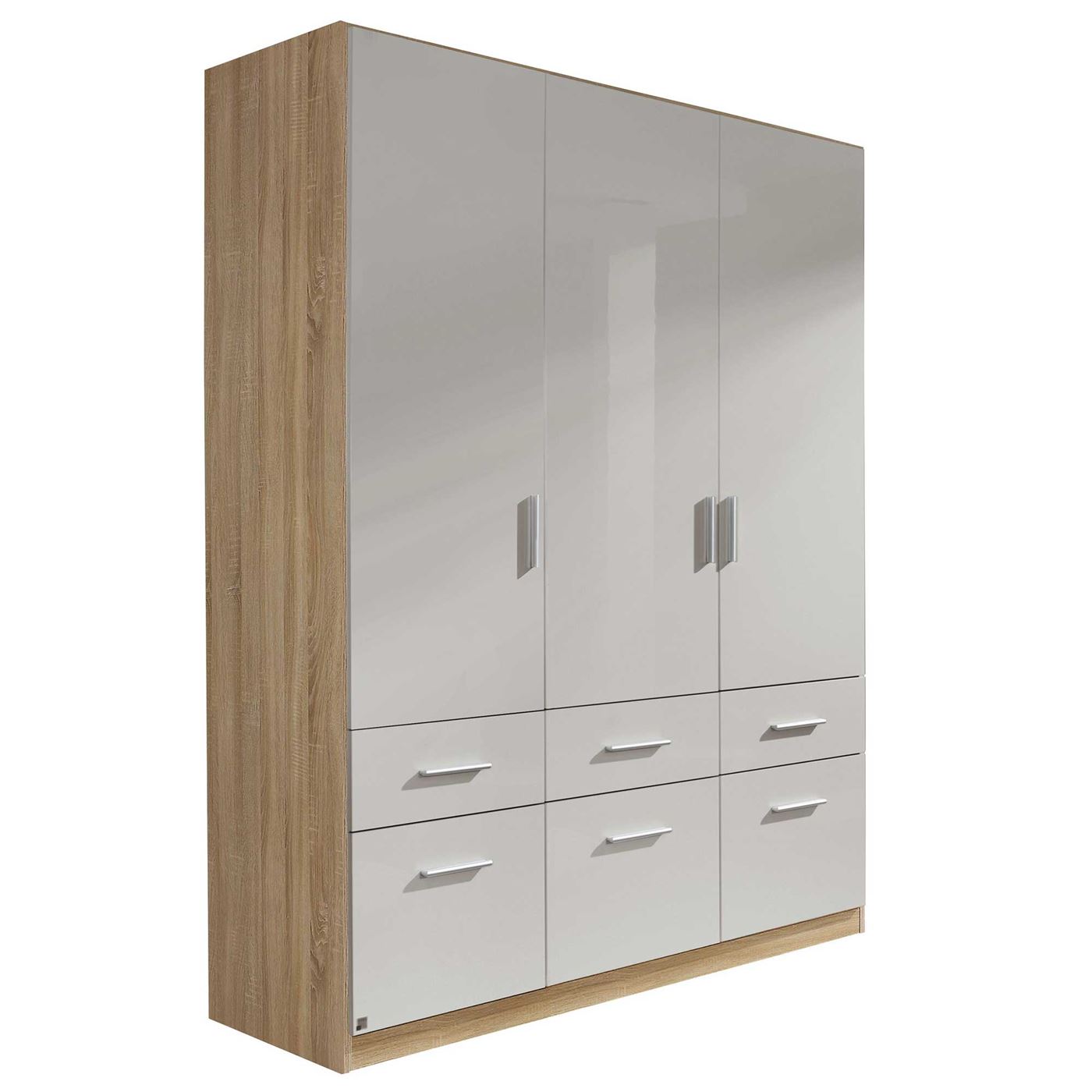 Celle 3 Door 6 Drawer Wardrobe