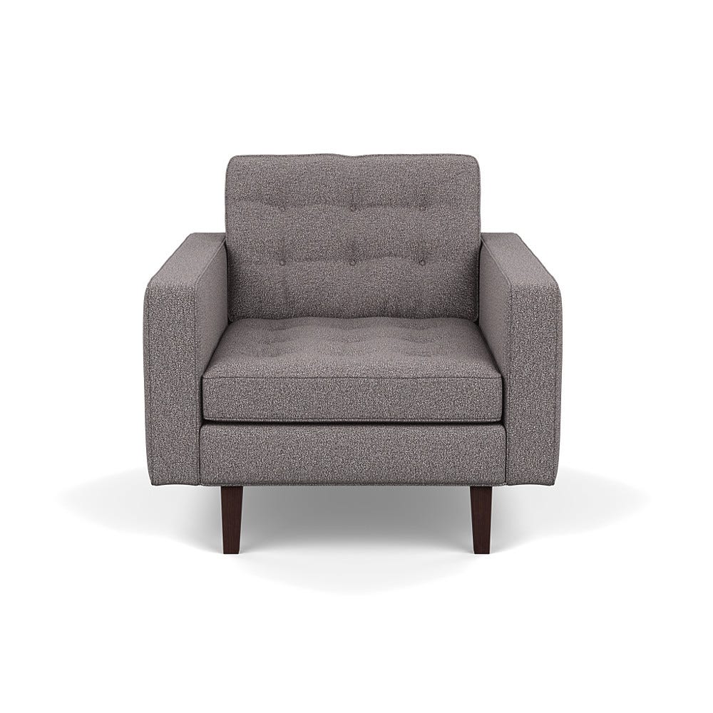 Heal's Hepburn Armchair Loop Boucle Granite Black