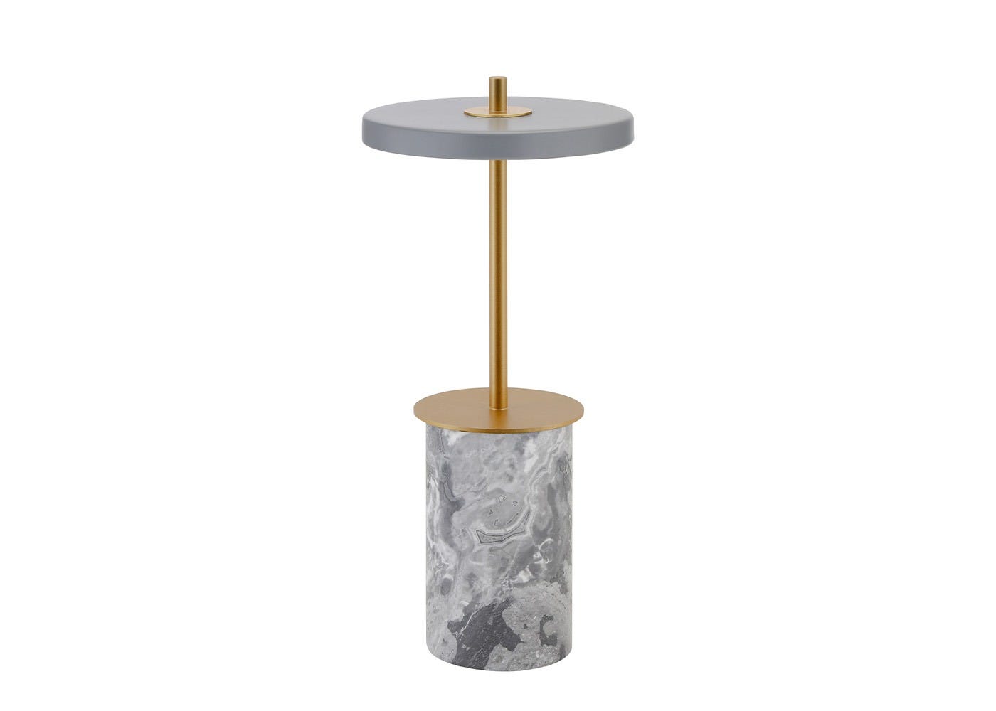 Umage Asteria LED Move Mini Portable Lamp Grey Marble/Brass