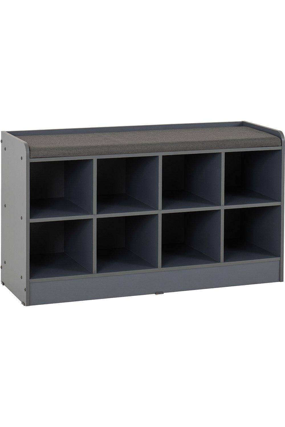 Seconique Portland Shoe Bench in Grey 2