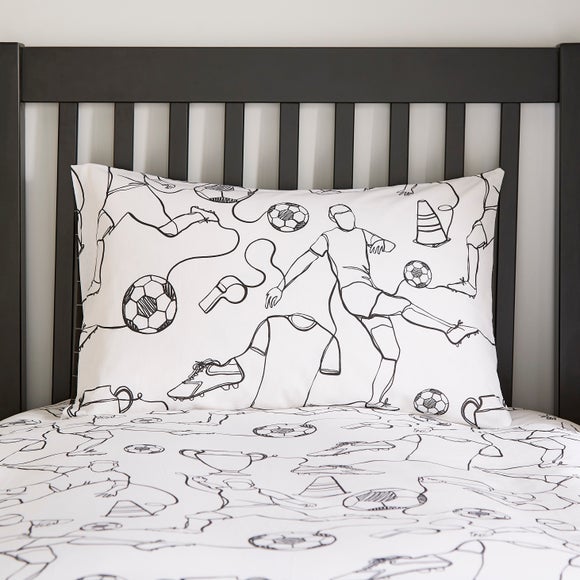 Football Doodles Quilt Cover and Pillowcase Set 2