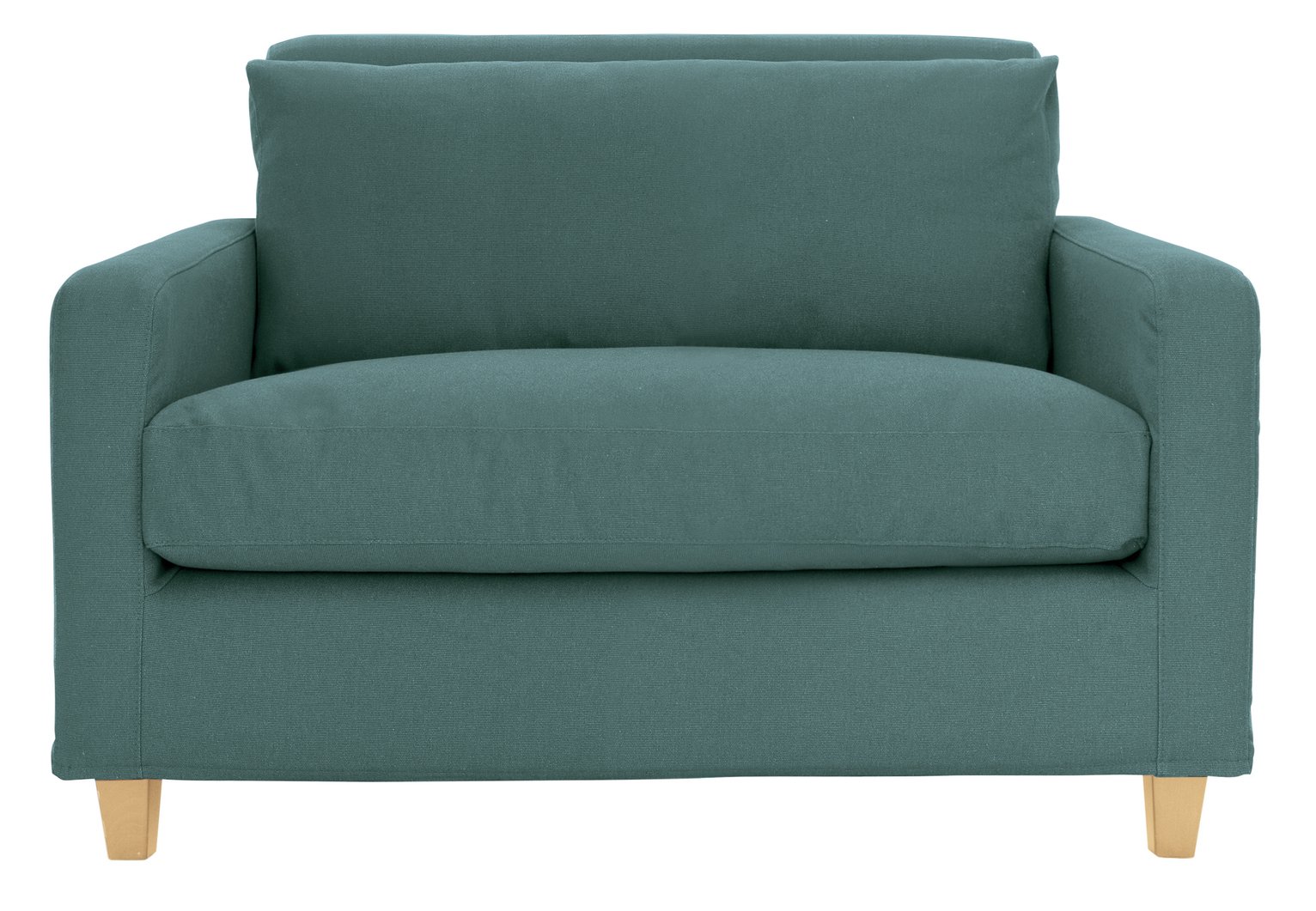 Habitat Chester Fabric Cuddle Chair - Teal