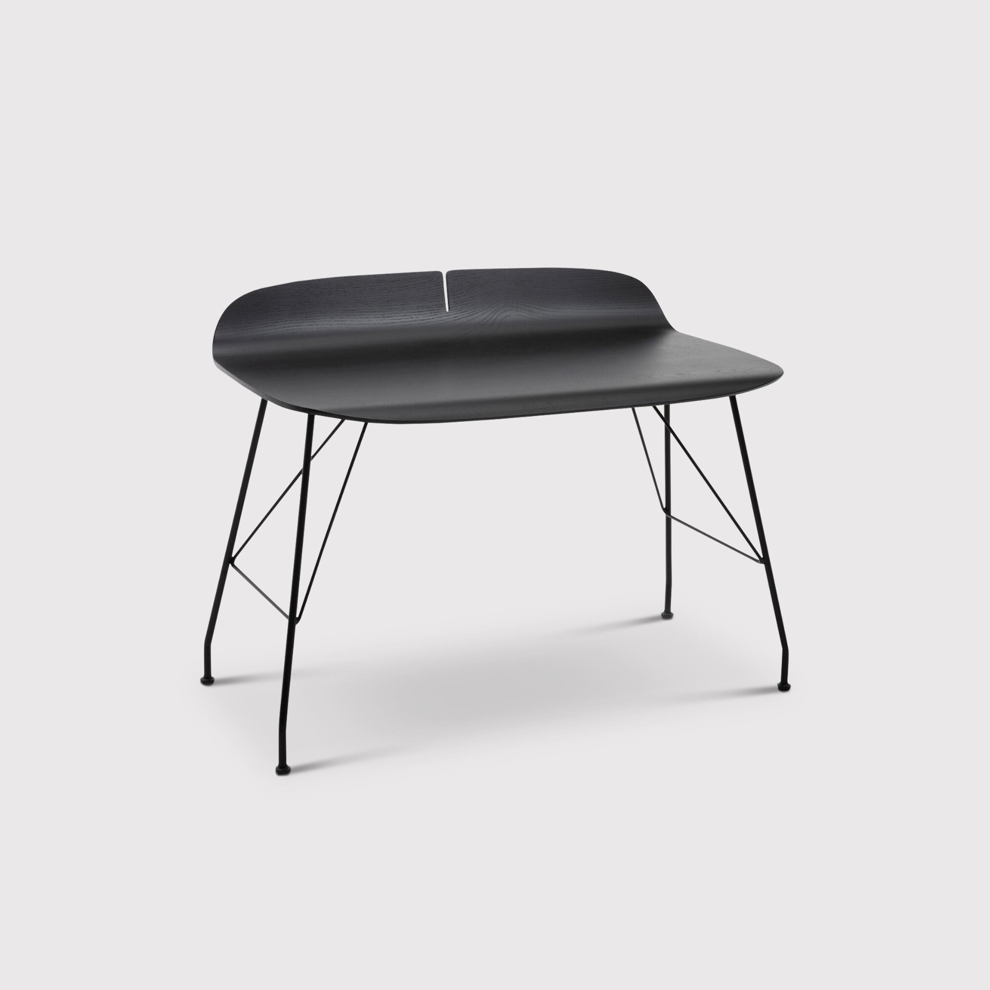 Kartell Earl Of Wood Desk, Black | Barker & Stonehouse
