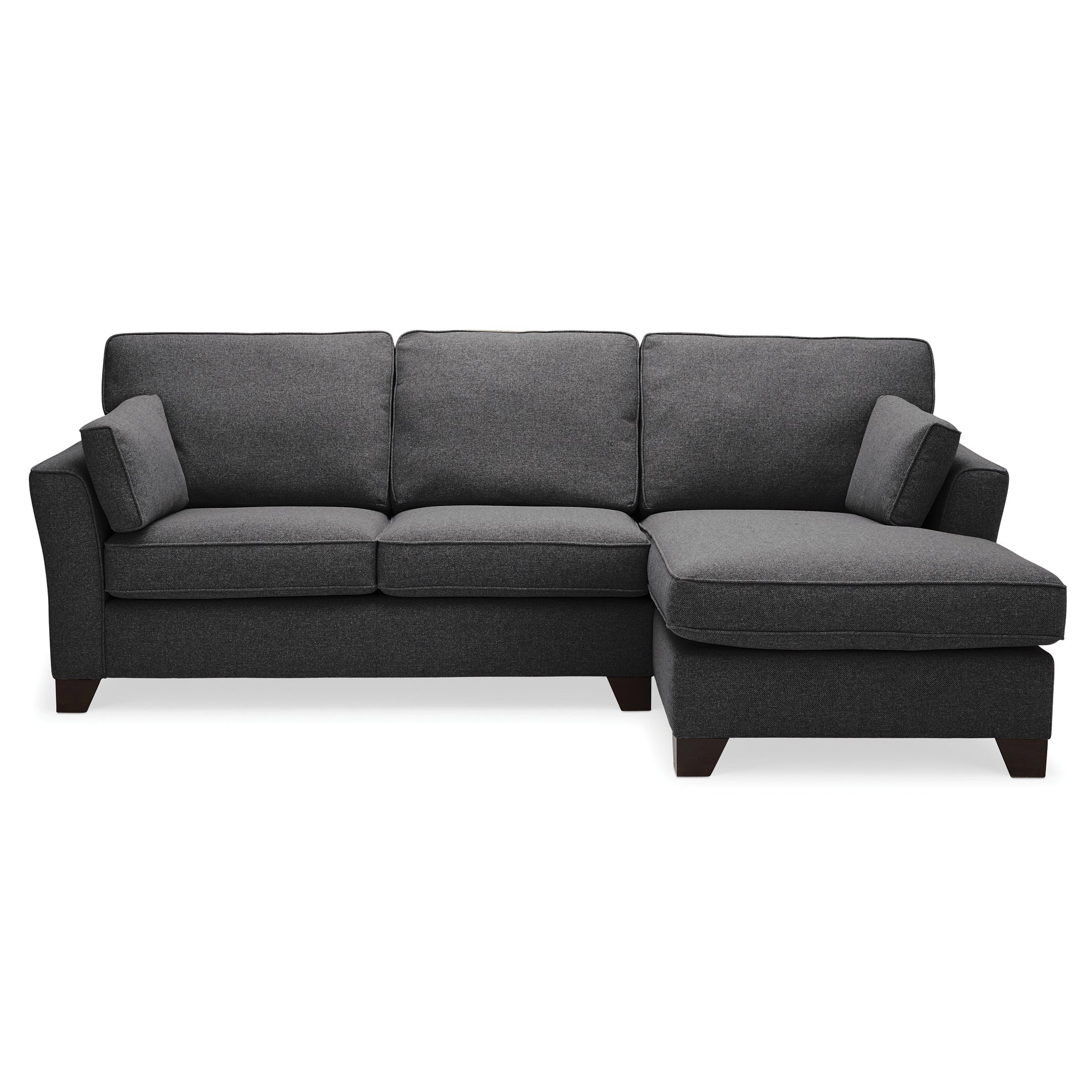 Grayson Right Hand Corner Chaise Sofa Grey
