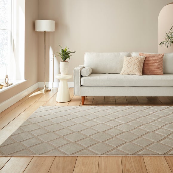Catherine Lansfield Cosy Diamond Rug