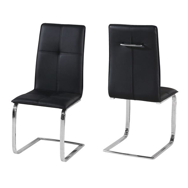 netfurniture Supor Chair Black (Pack Of 2)