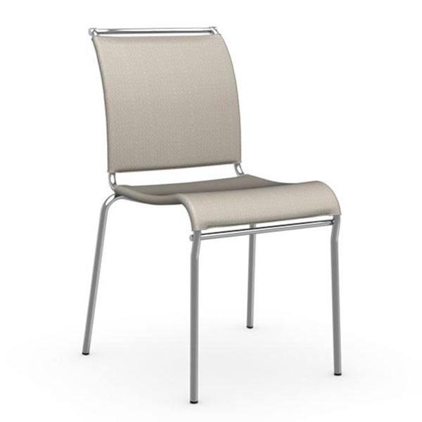 Benbow Fabric Dining Chair - Beige - Polyester - W53 x D55 x H84cm - Barker & Stonehouse