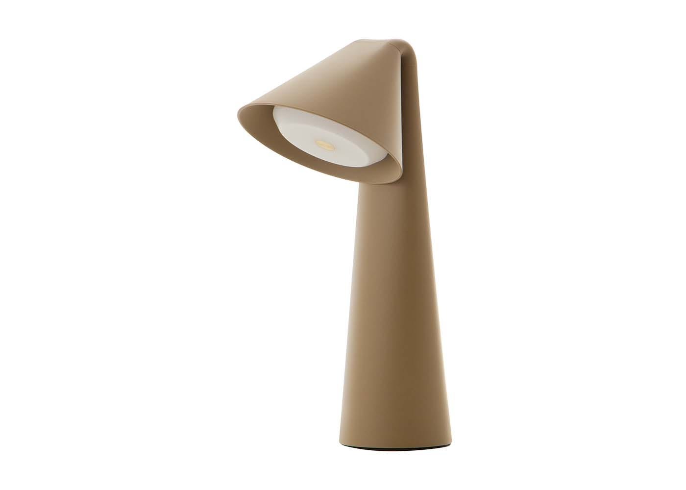 Frandsen Ami LED Portable Table Lamp Olive Stone