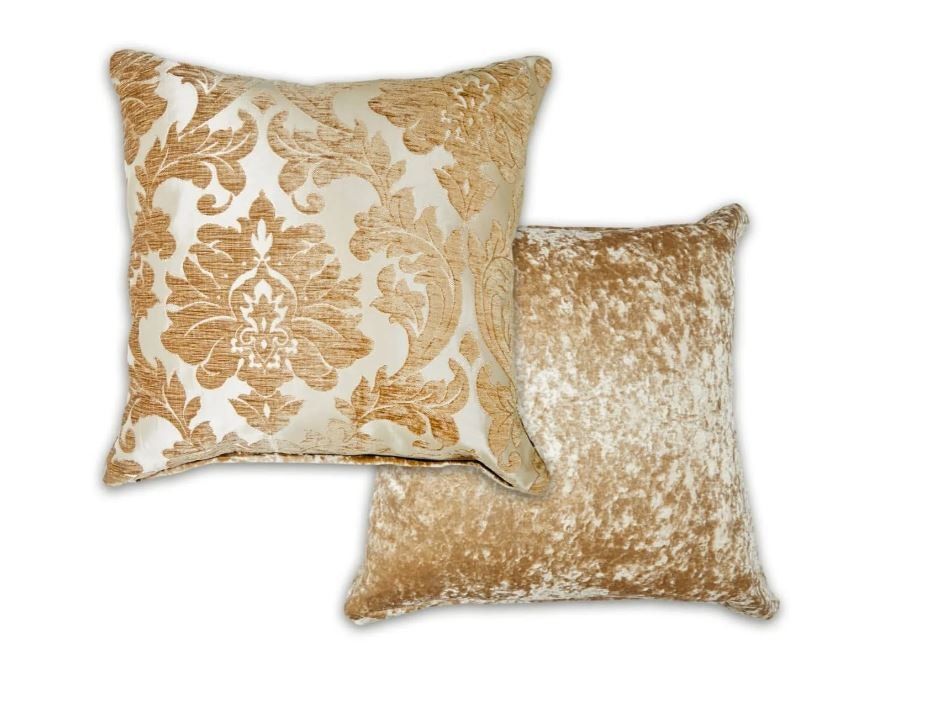 New Edge Blinds Baroque Cushion Cover in Natural