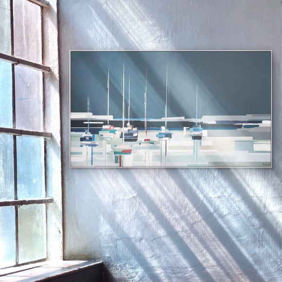Side By Side by Sabrina Roscino Framed Canvas