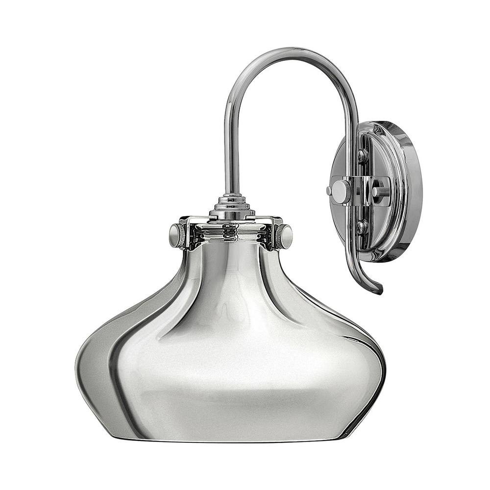 Netlighting Hinkley Congress Dome Wall Light 1x E27 Chrome in Silver