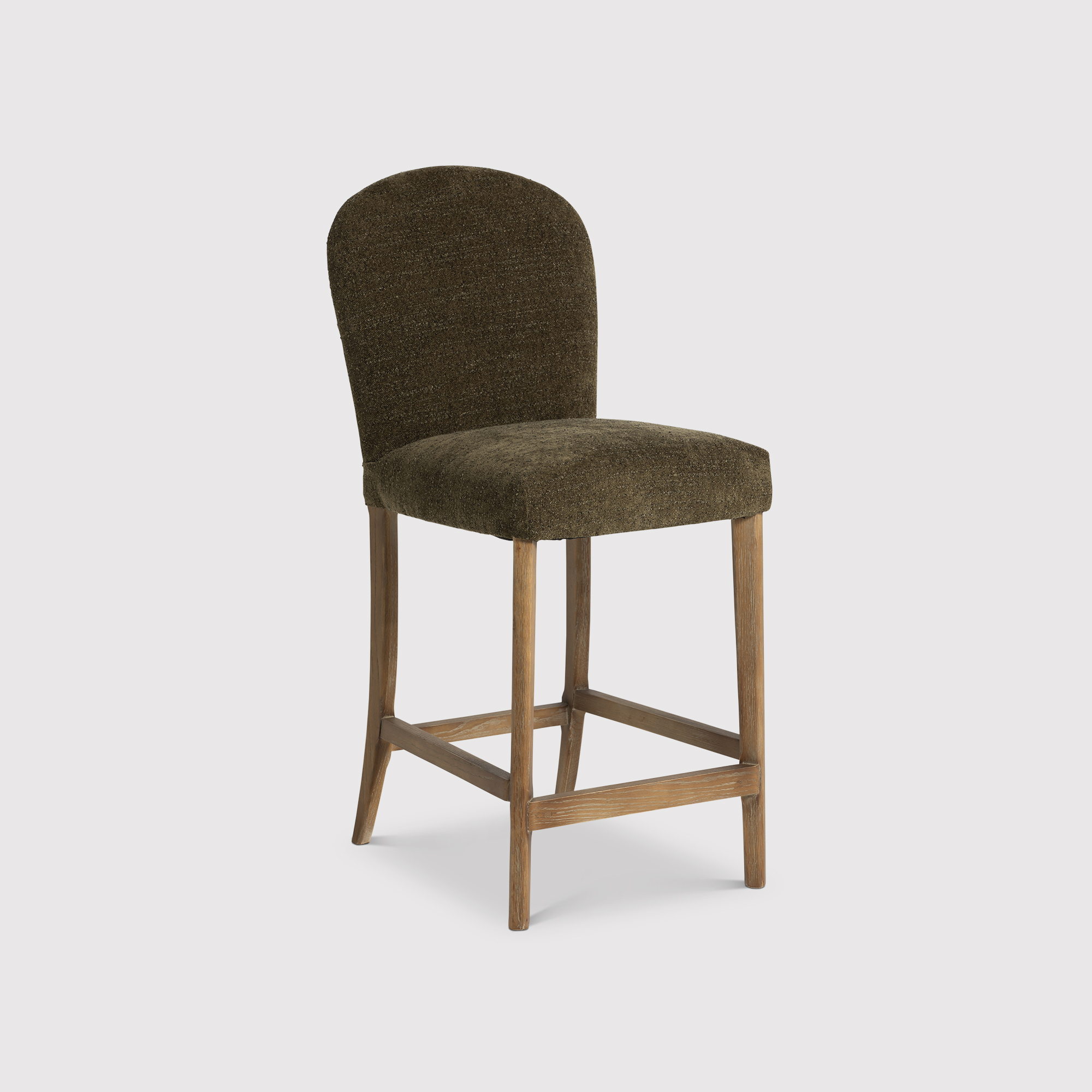 Maurice Counter Stool, Green Boucle | Barker & Stonehouse