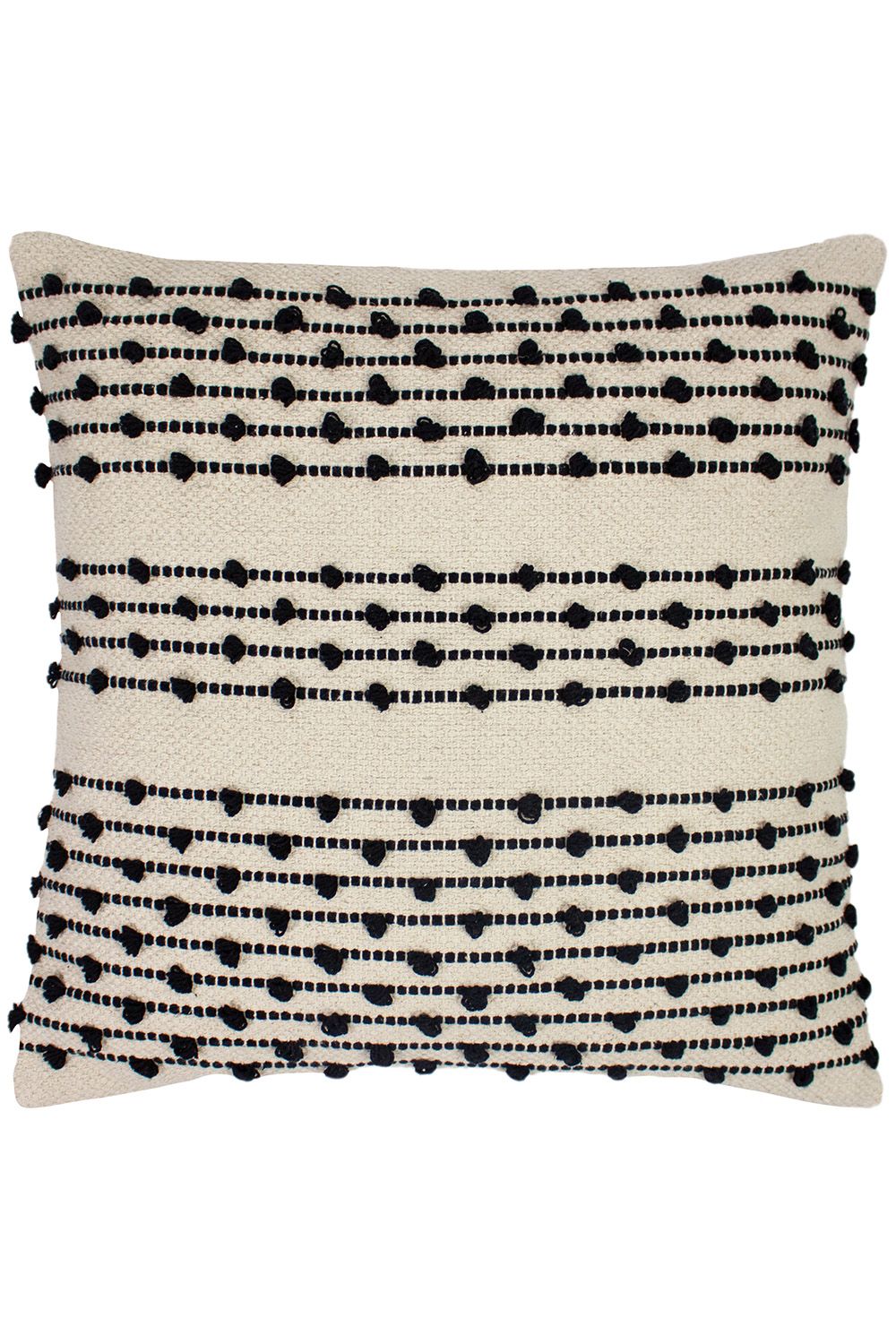 Furn Mossa Woven Looped Knot Cushion in Natural