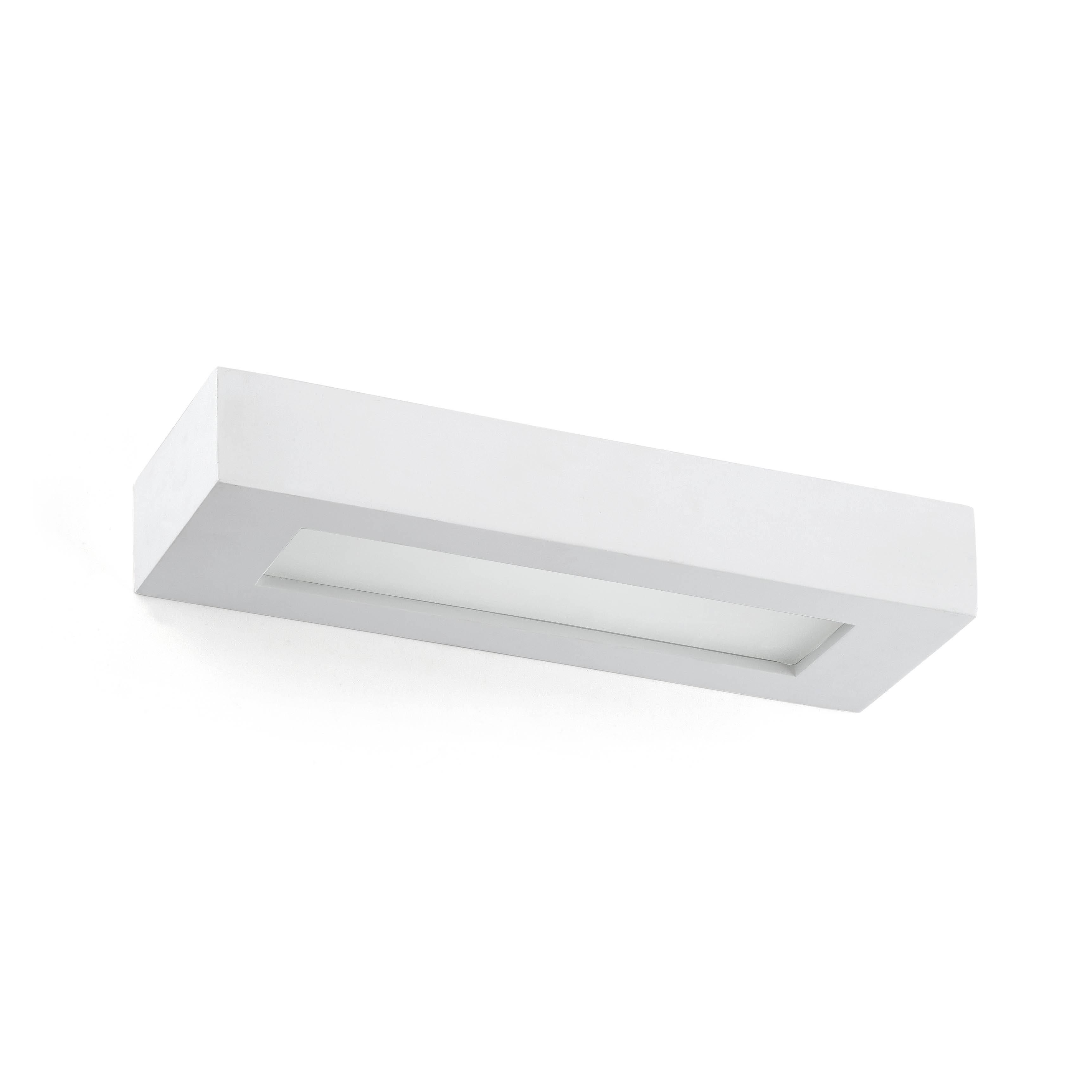 Netlighting Olaf 2 Light Up & Down Wall Light White Plaster E14