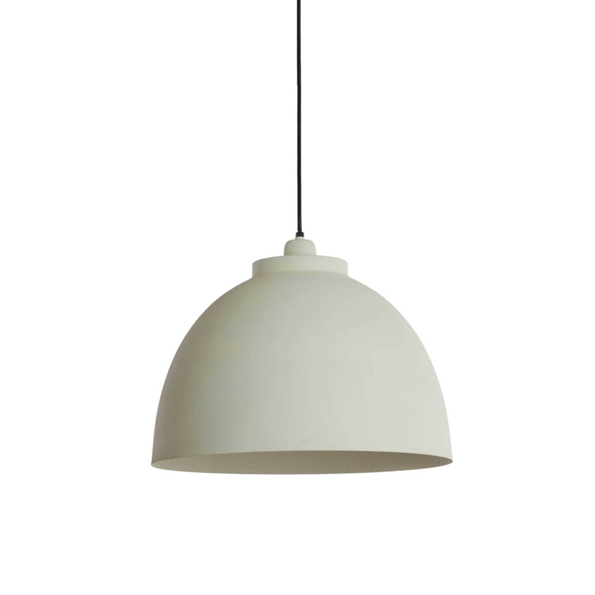 Medium Cream Dome Pendant Light | Barker & Stonehouse