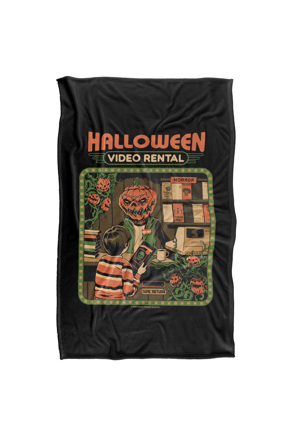 Steven Rhodes Video Rentals Silky Touch Super Soft Throw Blanket