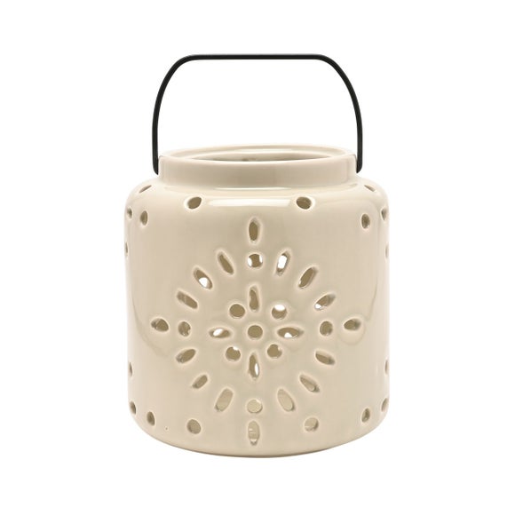 Country Living Ceramic Lantern
