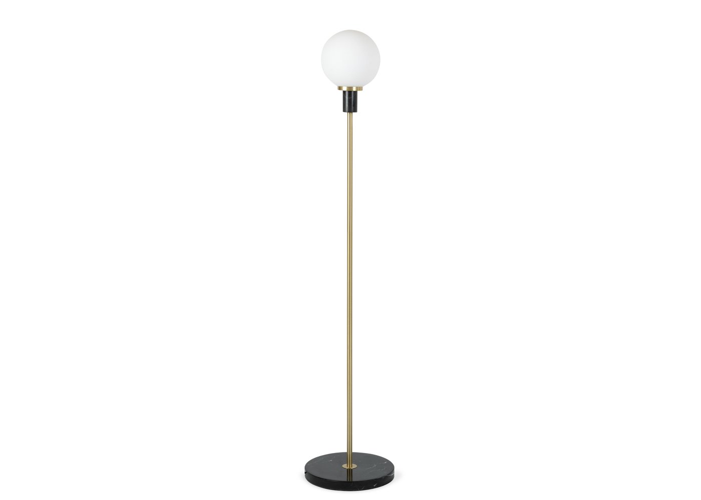 Heal's Globe Floor Lamp Black Marble