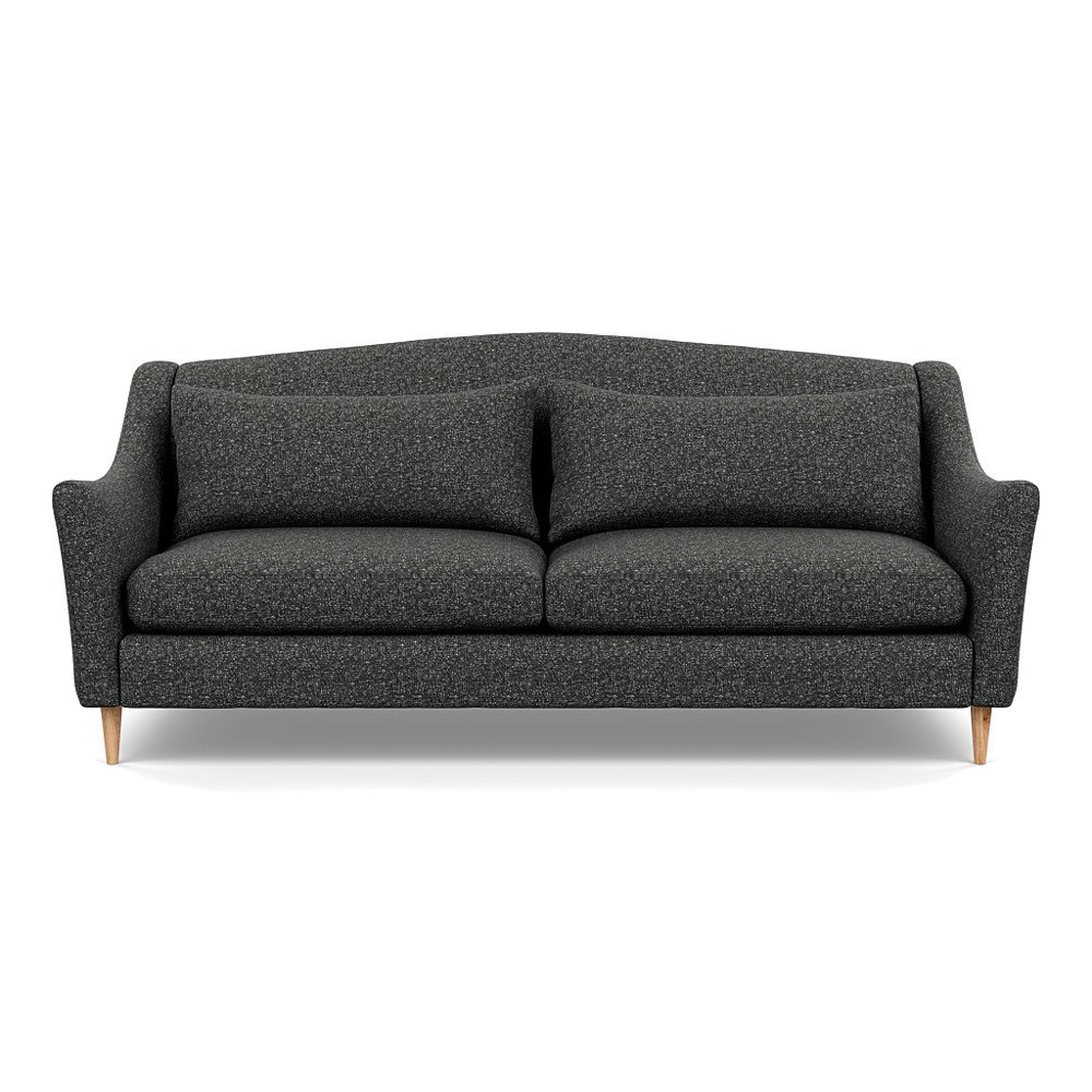 Heal's Somerset 4 Seater Sofa Brecon Charcoal Natural