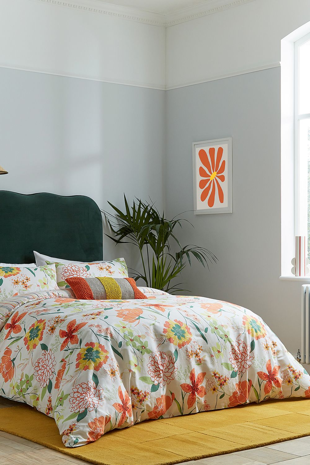 Helena Springfield 'Bella Cover' Cotton Duvet Cover Set in Orange