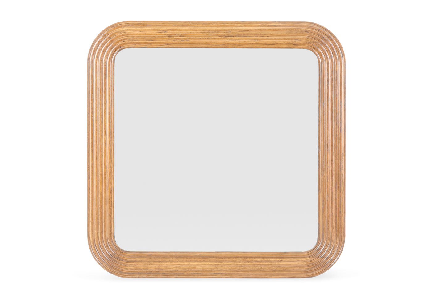 Heal's Oxbow Textured Wall Mirror Oak