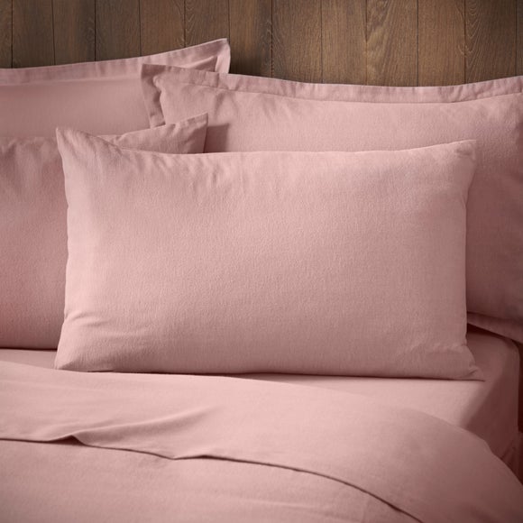 Soft & Cosy Luxury 100% Brushed Cotton Standard Pillowcase Pair