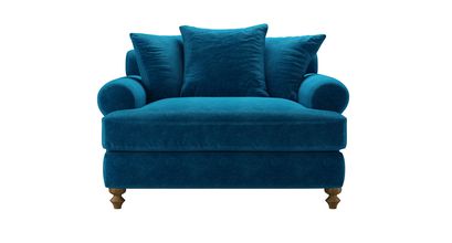 Teddy Loveseat Sofabed in Scuba Smart Velvet - sofa.com