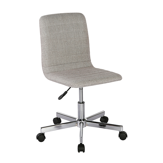Riff Medium Back Fabric Home And Office Chair In Grey
