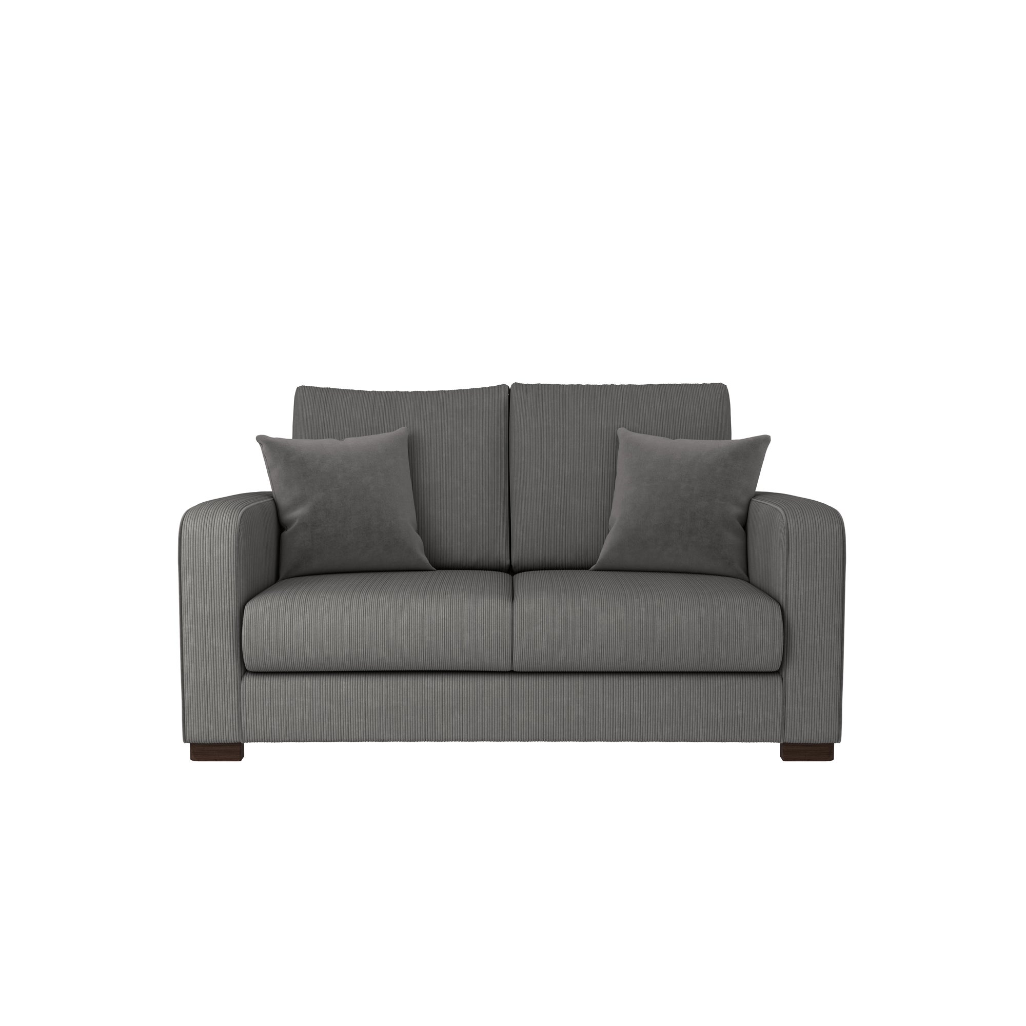 Carson Corduroy 2 Seater Sofa Grey