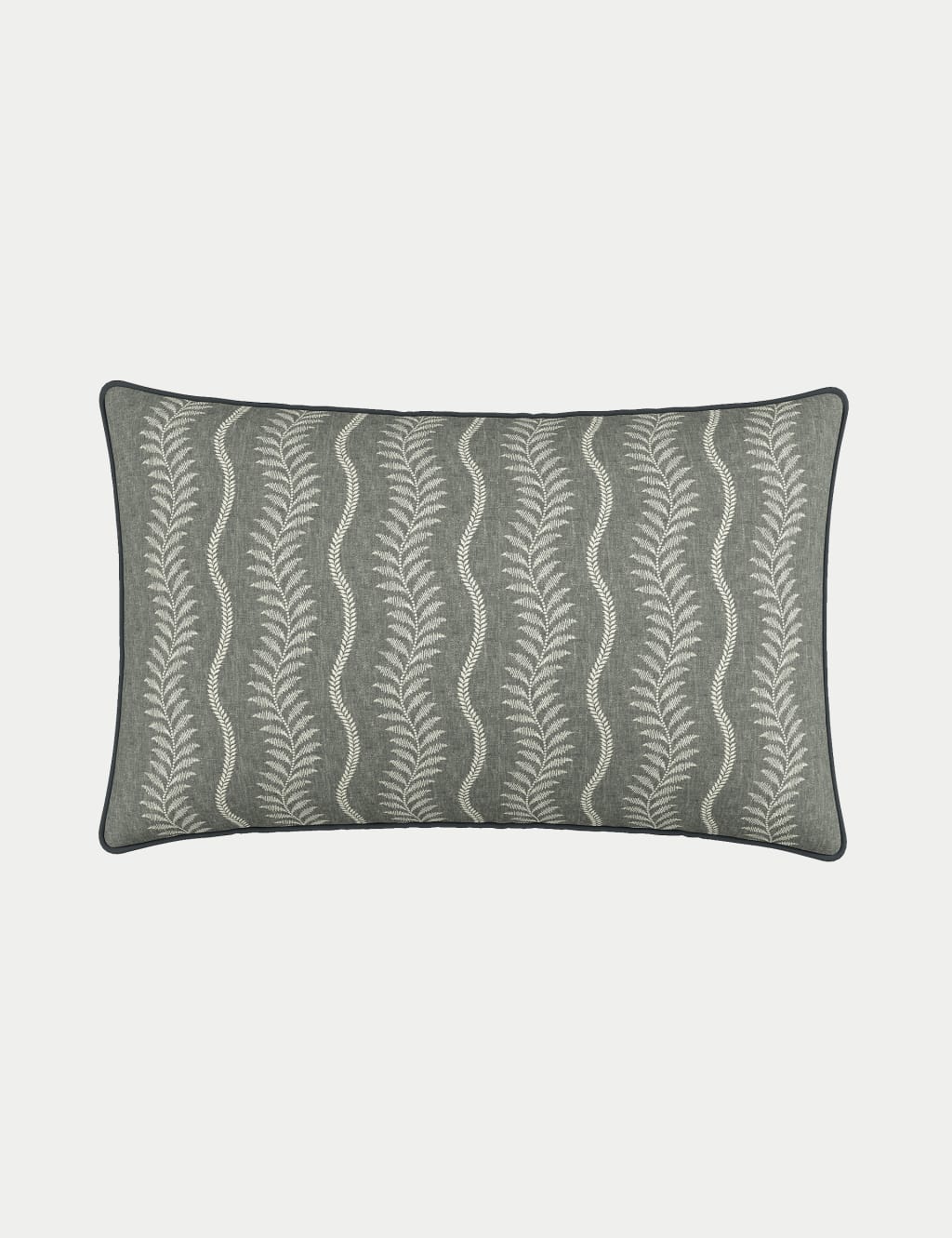 Bedeck of Belfast Linen Blend Ariane Cushion Grey Mix