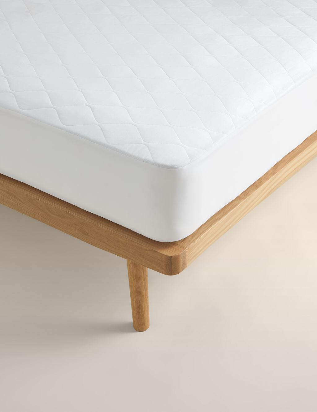 M&S Stay Cool Mattress Protector White