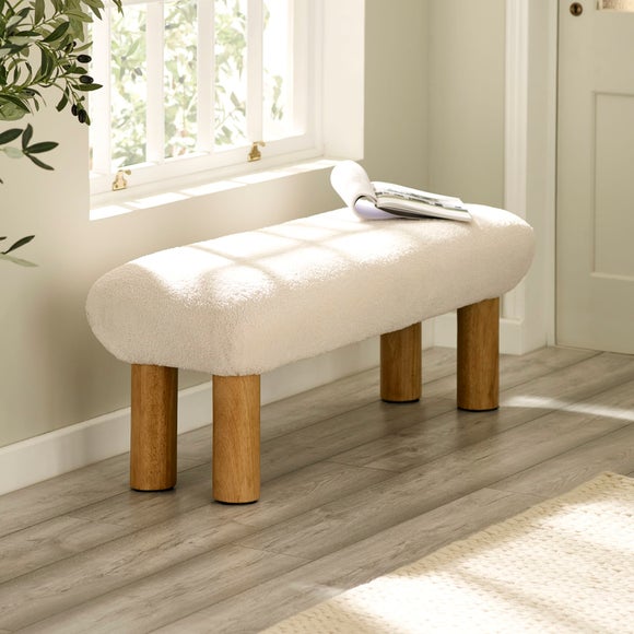 Return - Freya Boucle Low Bench